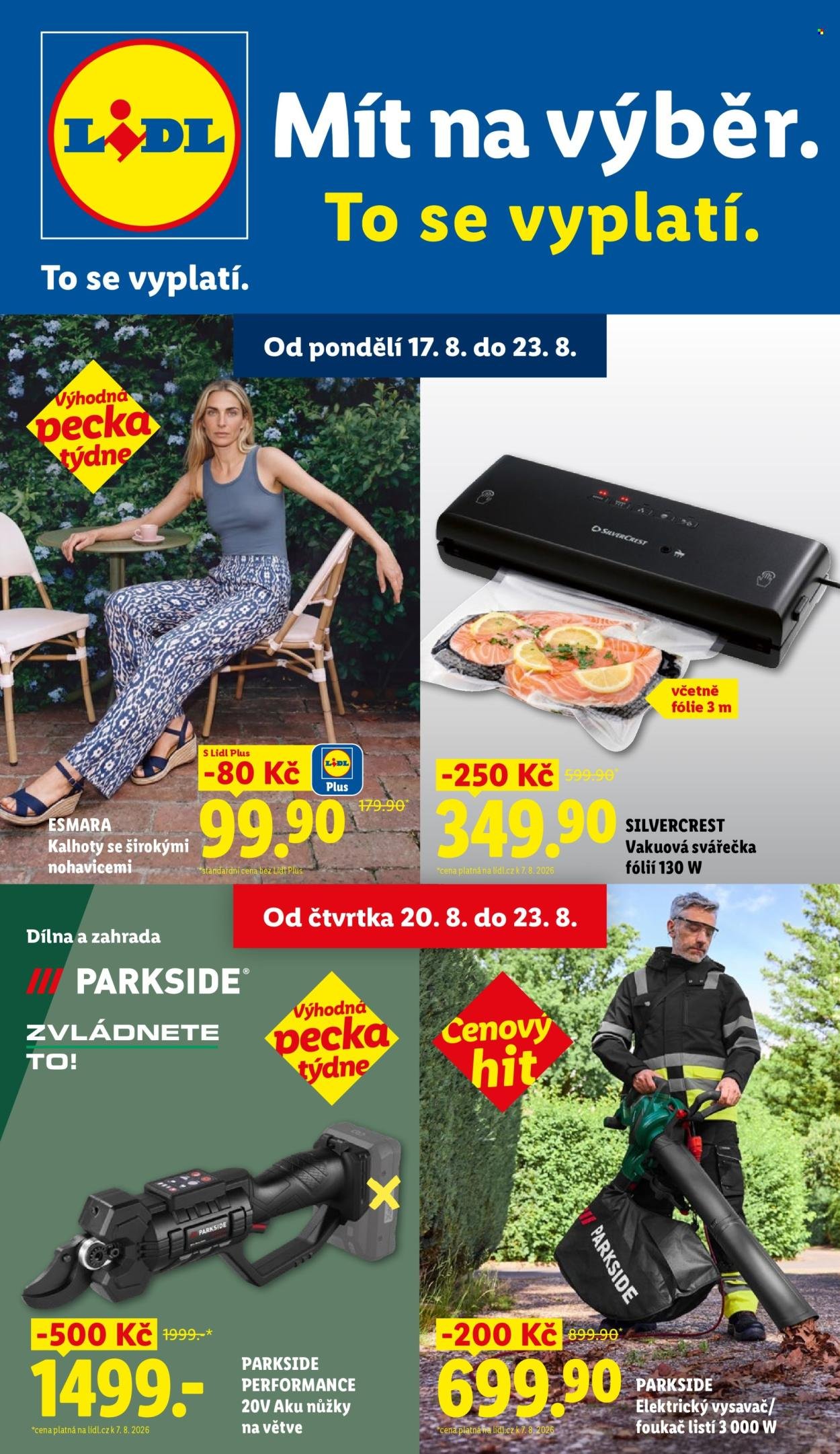 LIDL leták - Spotřební zboží