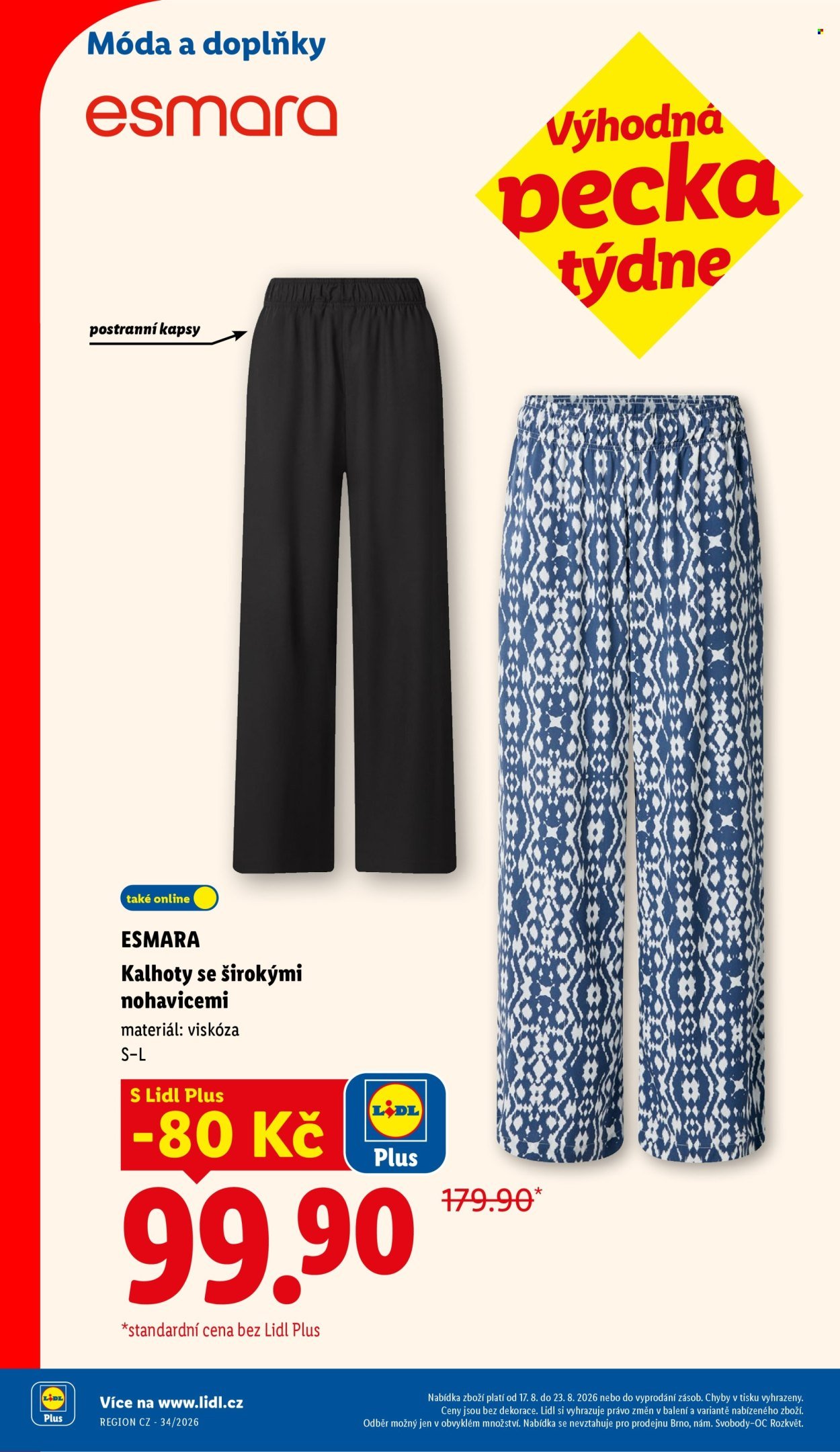LIDL leták - Spotřební zboží