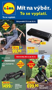 LIDL leták - Spotřební zboží