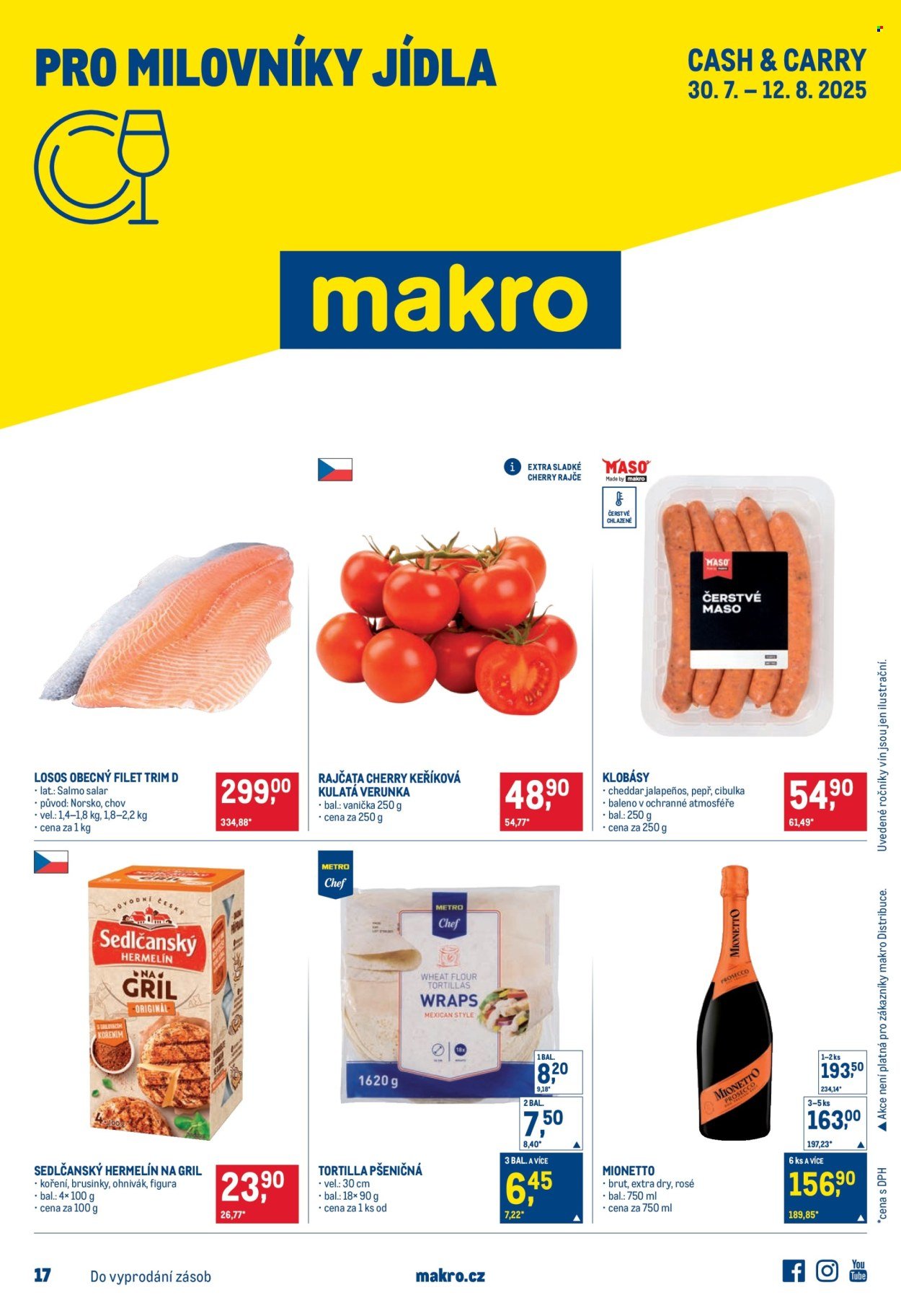 MAKRO leták - Pro milovníky jídla (2025-07-30 - 2025-08-12)
