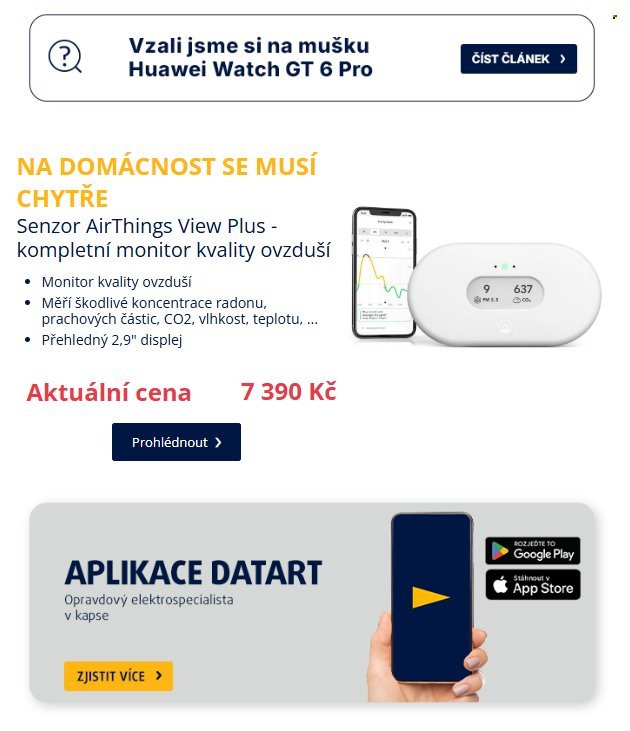 DATART leták - Vyzvednutí rychlostí blesku (2026-02-03 - 2026-02-06)