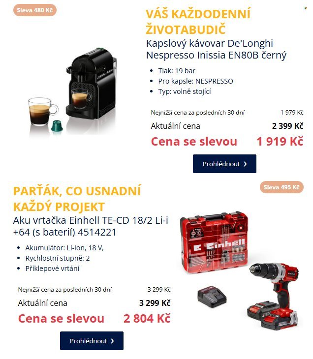 DATART leták - Vyzvednutí rychlostí blesku (2026-02-03 - 2026-02-06)