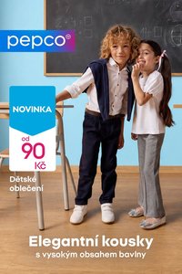 PEPCO leták - Elegantní kousky s vysokým obsahem bavlny