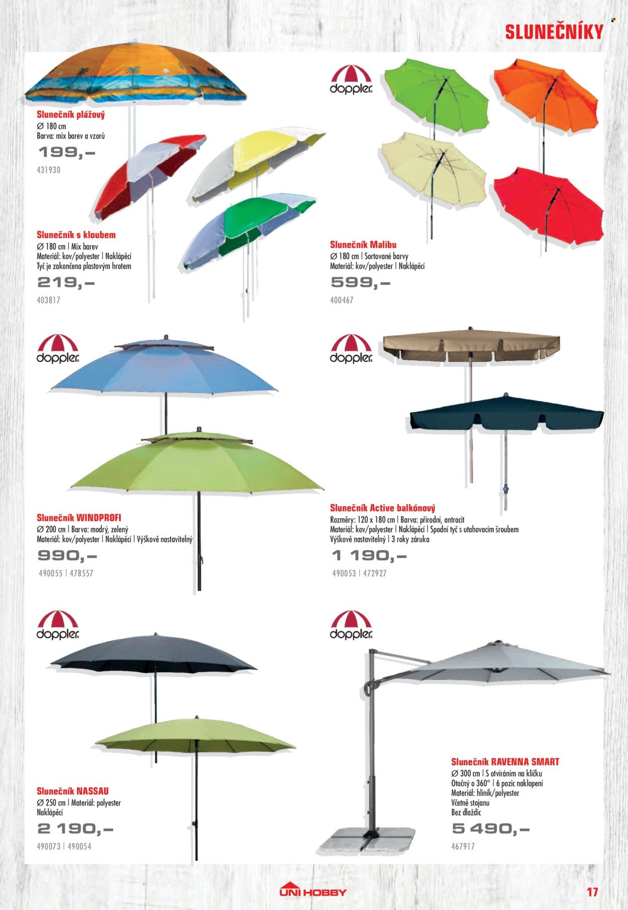UNI HOBBY leták - Nábytek, grily a bazény 2026 (2026-04-10 - 2026-06-30)