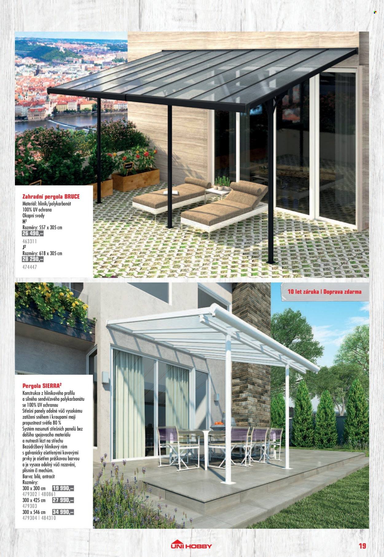 UNI HOBBY leták - Nábytek, grily a bazény 2026 (2026-04-10 - 2026-06-30)