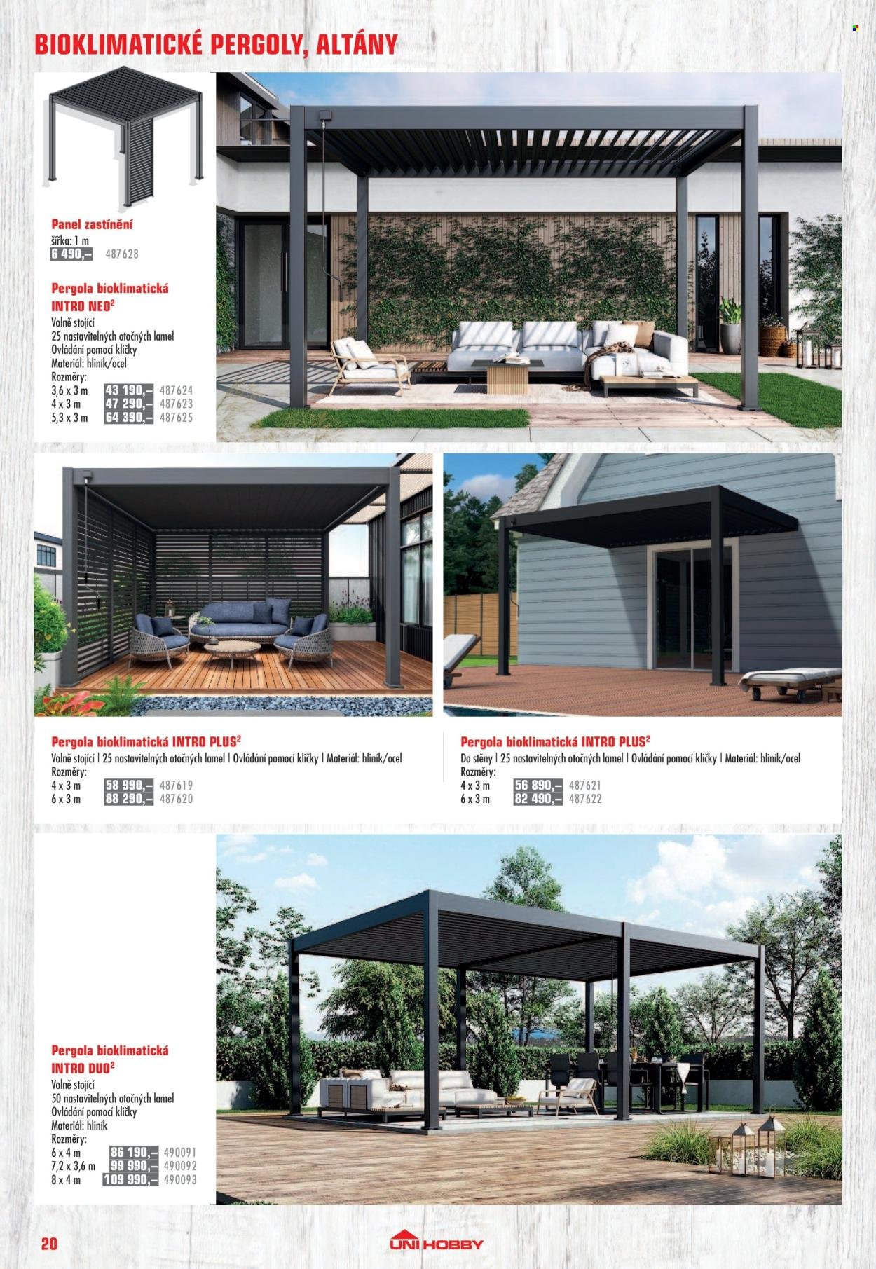 UNI HOBBY leták - Nábytek, grily a bazény 2026 (2026-04-10 - 2026-06-30)