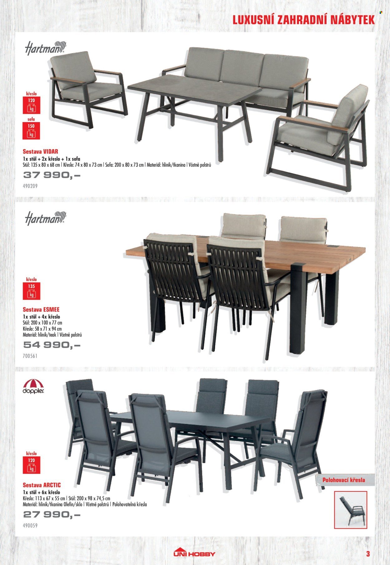 UNI HOBBY leták - Nábytek, grily a bazény 2026 (2026-04-10 - 2026-06-30)