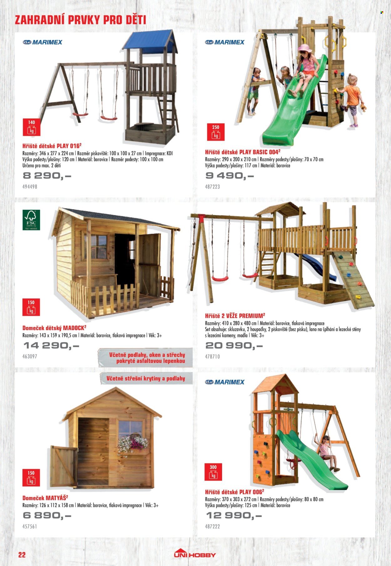 UNI HOBBY leták - Nábytek, grily a bazény 2026 (2026-04-10 - 2026-06-30)