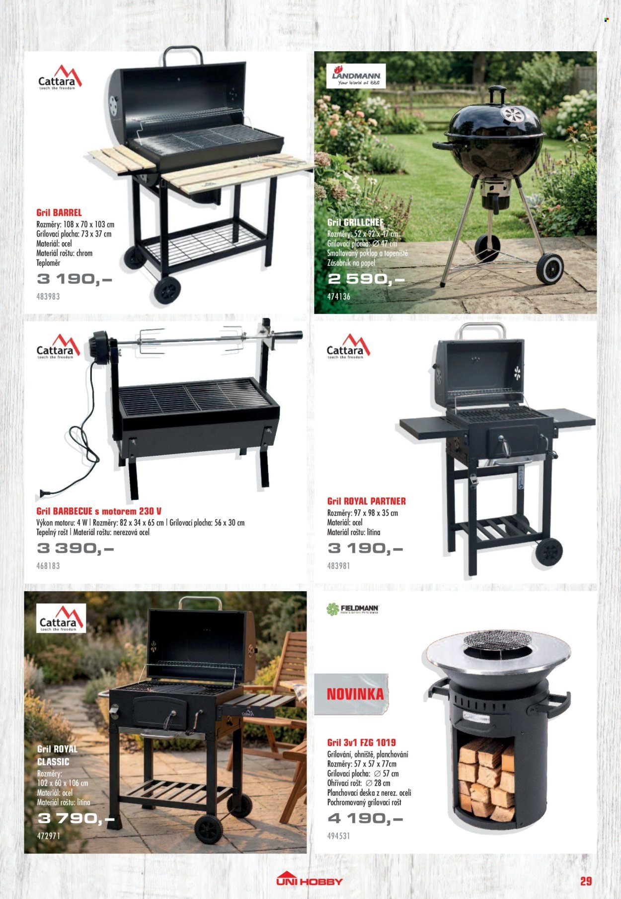 UNI HOBBY leták - Nábytek, grily a bazény 2026 (2026-04-10 - 2026-06-30)