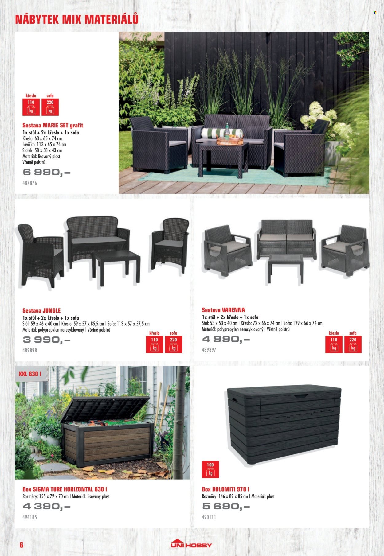 UNI HOBBY leták - Nábytek, grily a bazény 2026 (2026-04-10 - 2026-06-30)