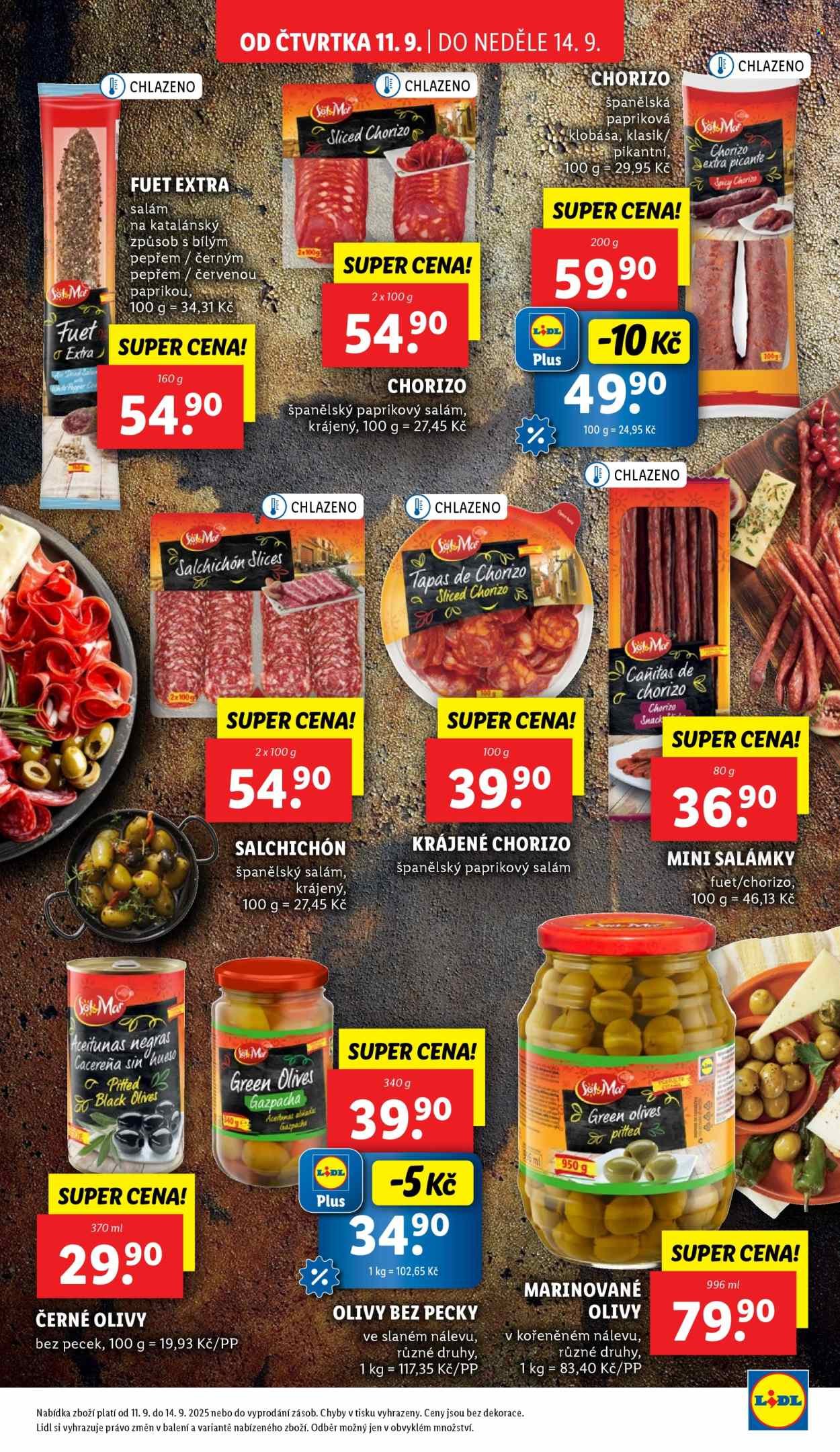 LIDL leták - Od čtvrtka 11.9.2025 (2025-09-11 - 2025-09-14)