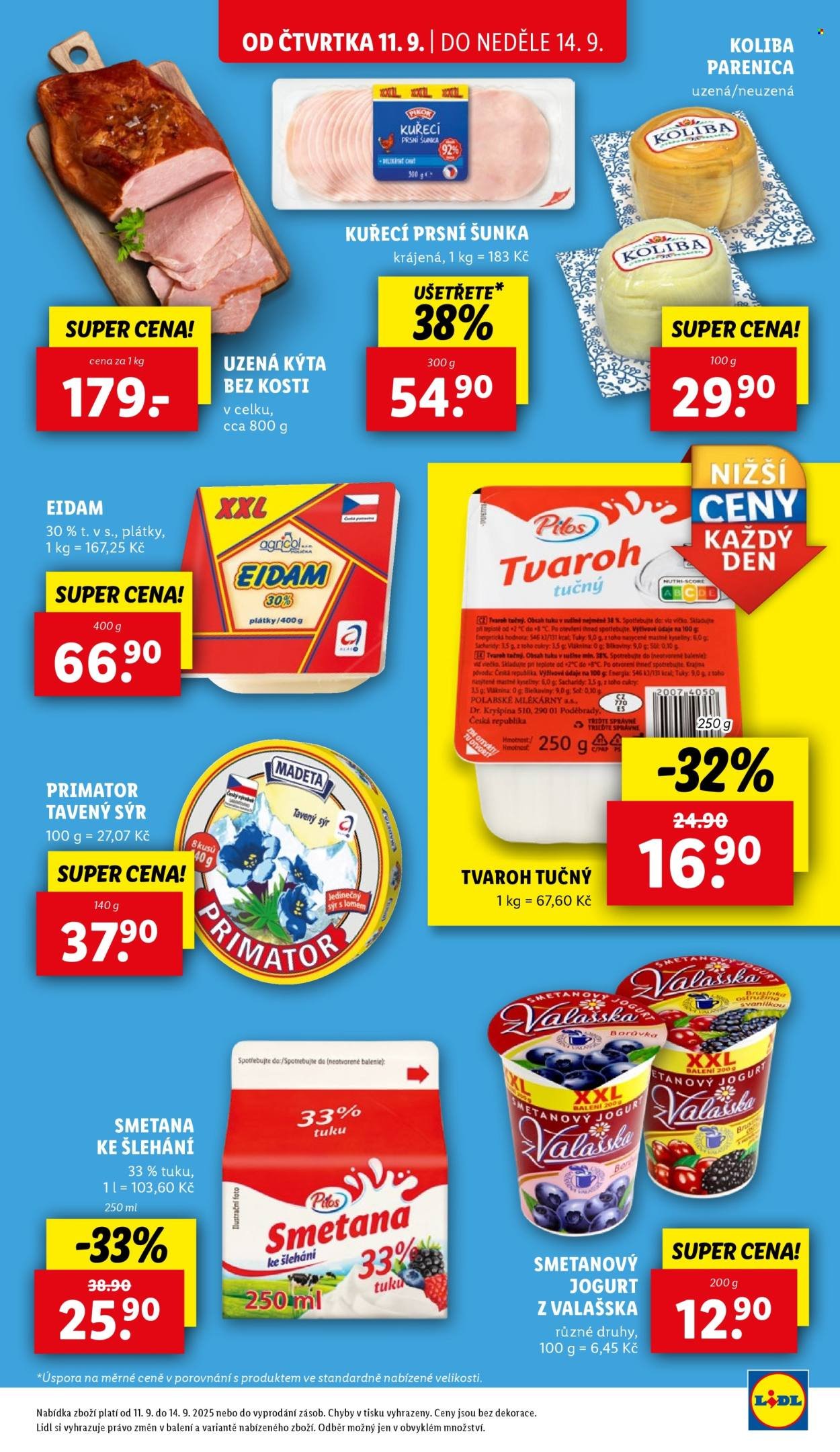 LIDL leták - Od čtvrtka 11.9.2025 (2025-09-11 - 2025-09-14)