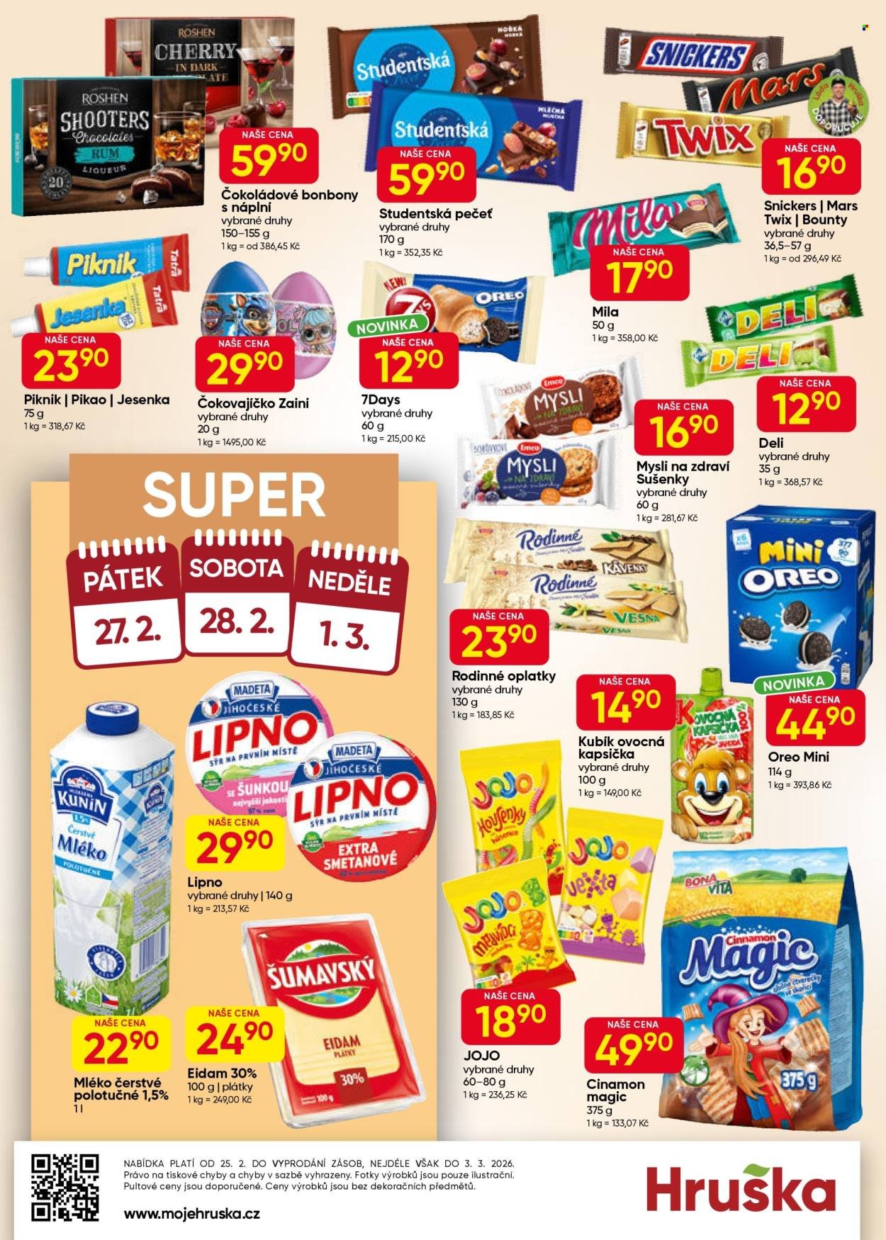 HRUŠKA leták - Aktuální leták (2026-02-25 - 2026-03-03)