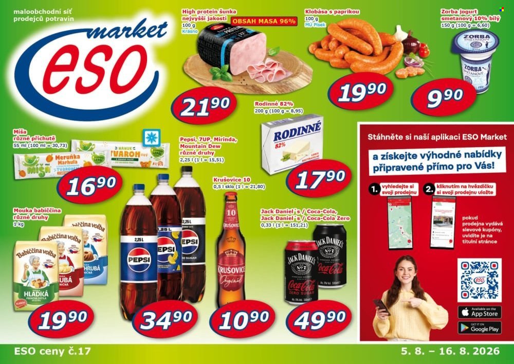 ESO MARKET leták - Od středy 5.8.2026