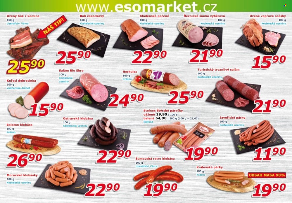 ESO MARKET leták - Od středy 5.8.2026