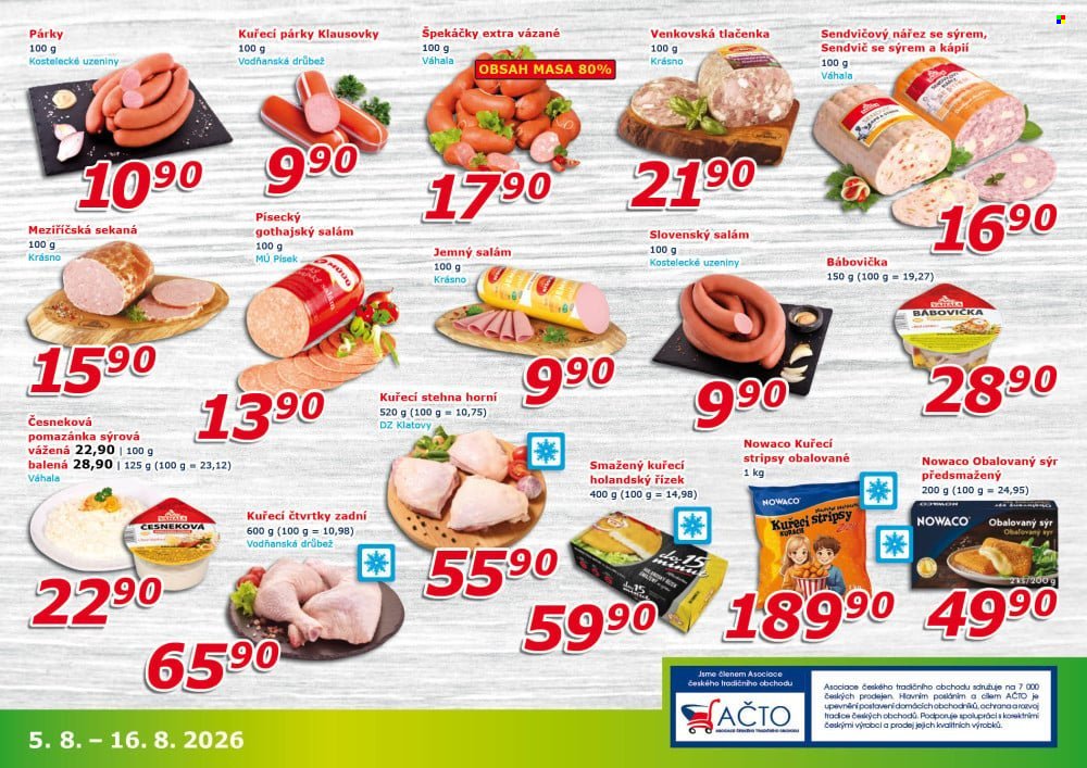 ESO MARKET leták - Od středy 5.8.2026