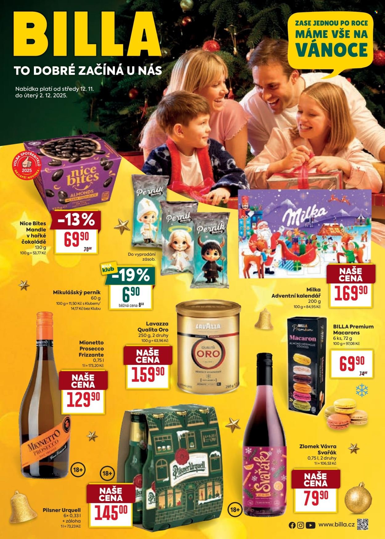 BILLA leták - Vánoční nabídka (2025-11-12 - 2025-12-02)