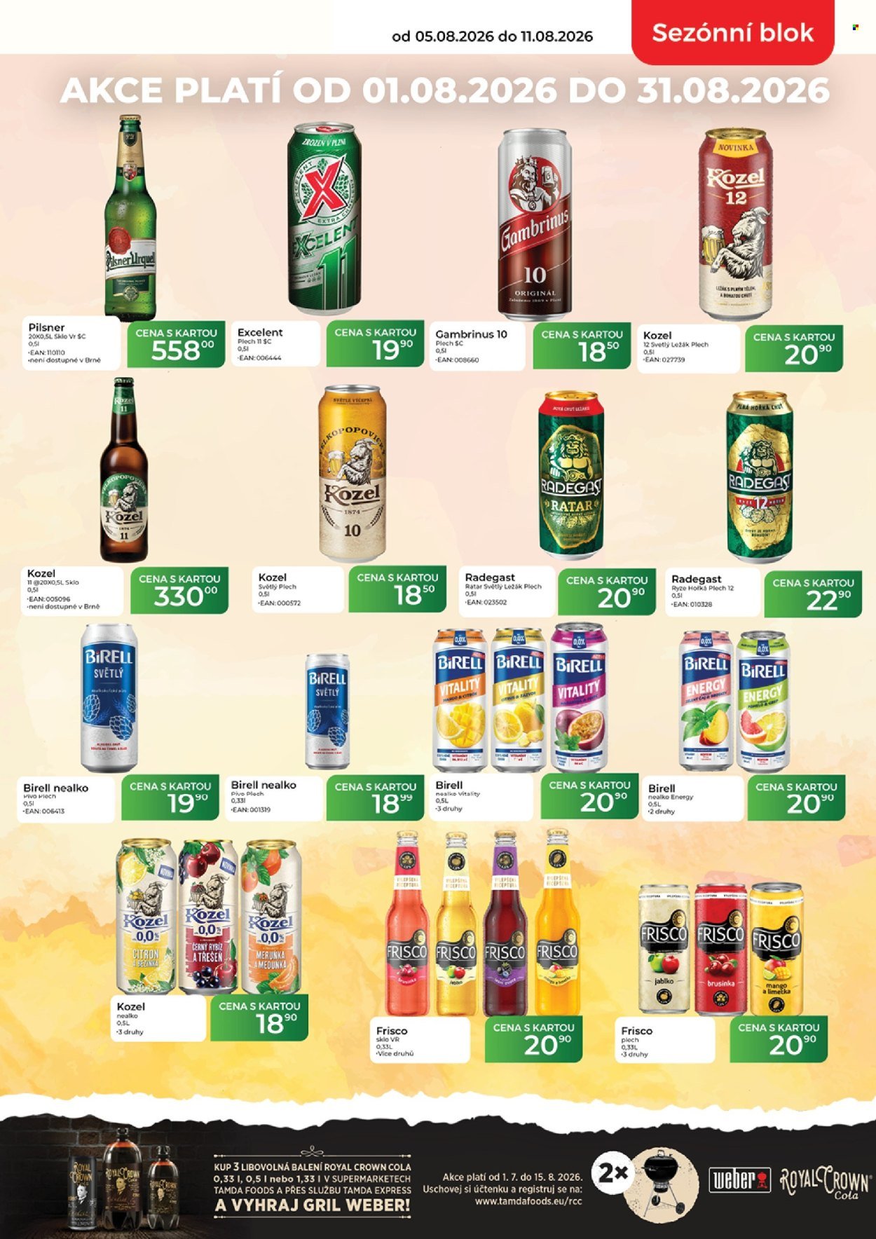 TAMDA FOODS leták - Od středy 5.8.2026