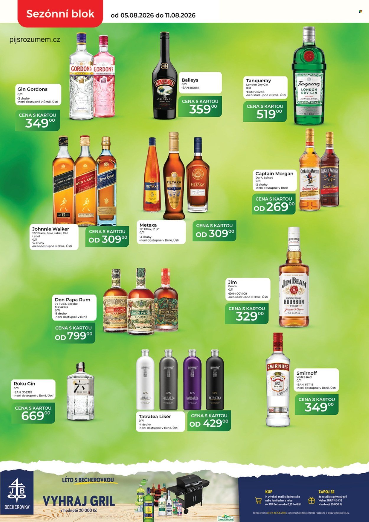 TAMDA FOODS leták - Od středy 5.8.2026
