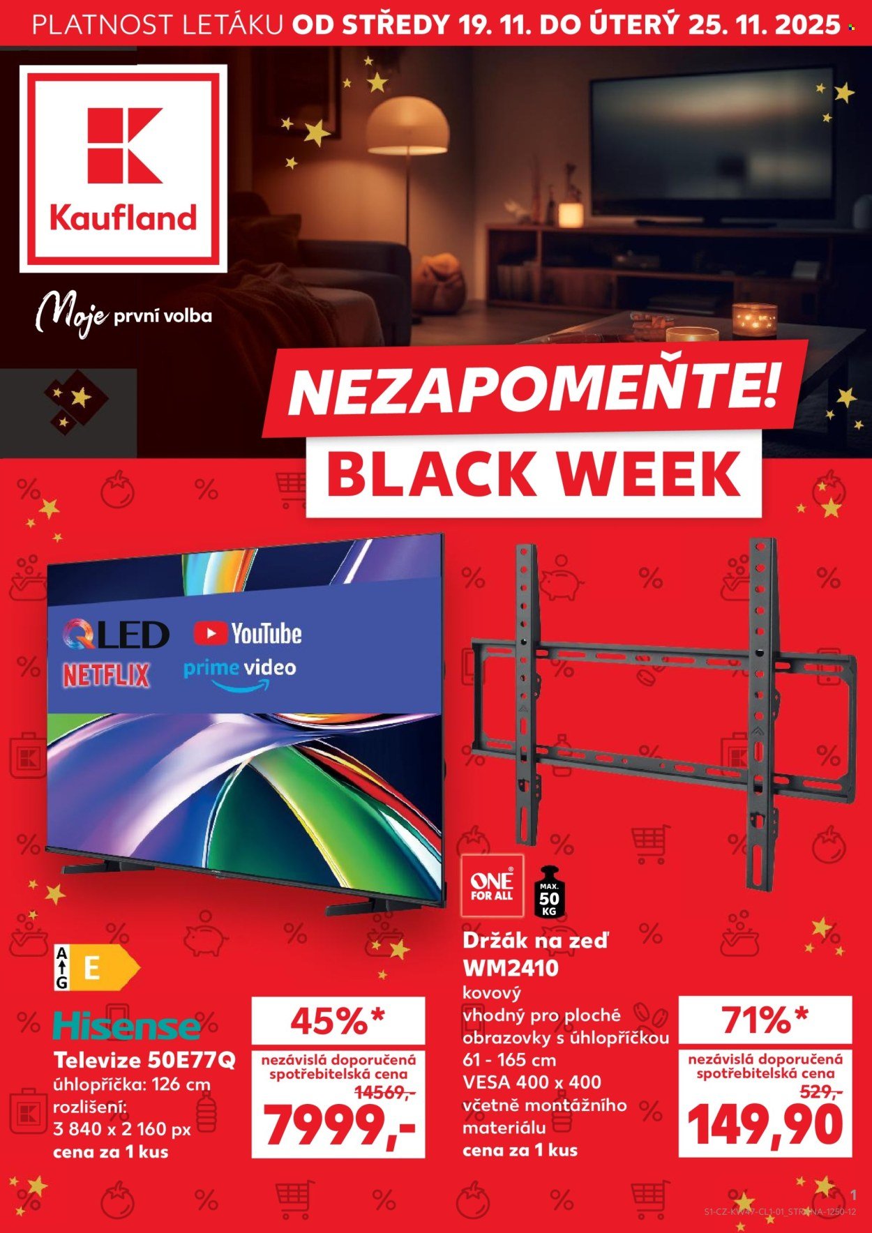 KAUFLAND leták - Nezapomeňte! Black Week (2025-11-19 - 2025-11-25)