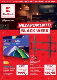 KAUFLAND leták - Nezapomeňte! Black Week (2025-11-19 - 2025-11-25)