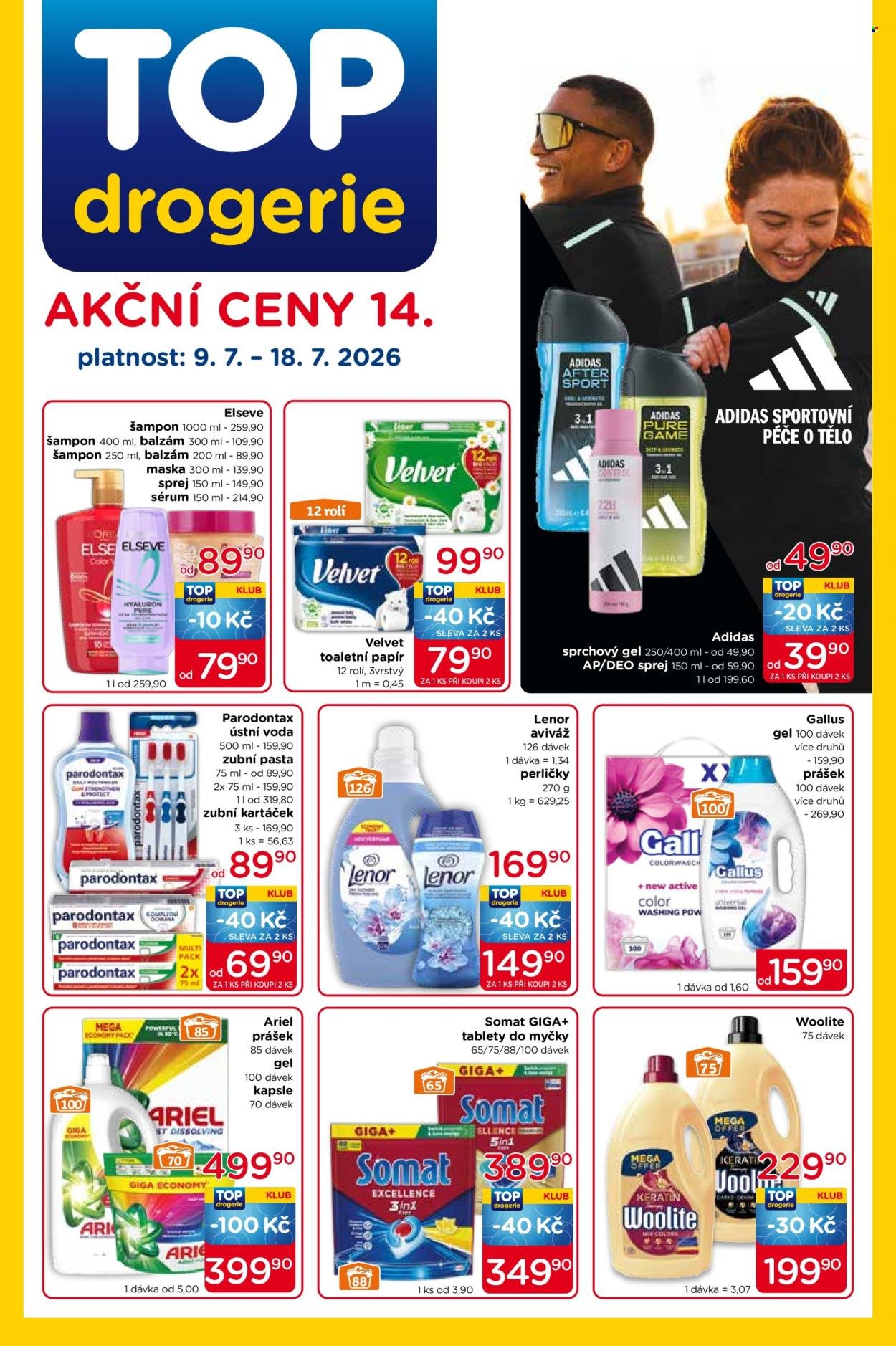 TOP DROGERIE leták - Od čtvrtka 9.7.2026