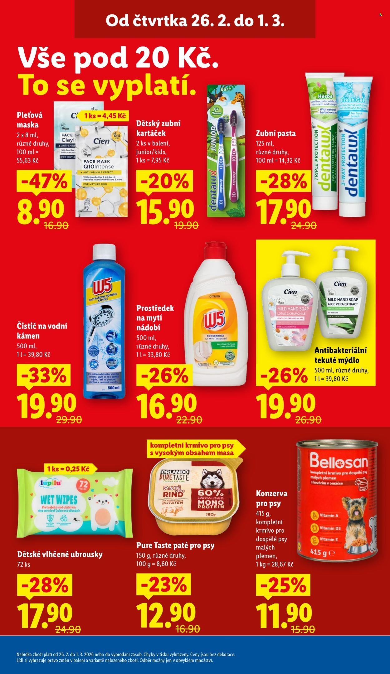 LIDL leták - Od čtvrtka 26.2.2026 (2026-02-26 - 2026-03-01)