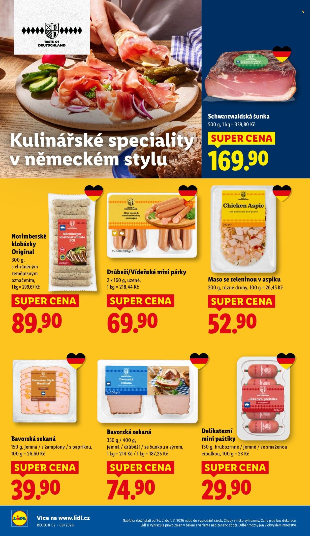 LIDL leták - Od čtvrtka 26.2.2026 (2026-02-26 - 2026-03-01)