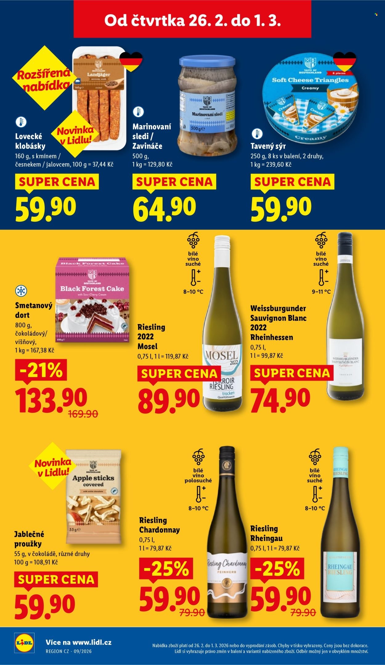 LIDL leták - Od čtvrtka 26.2.2026 (2026-02-26 - 2026-03-01)