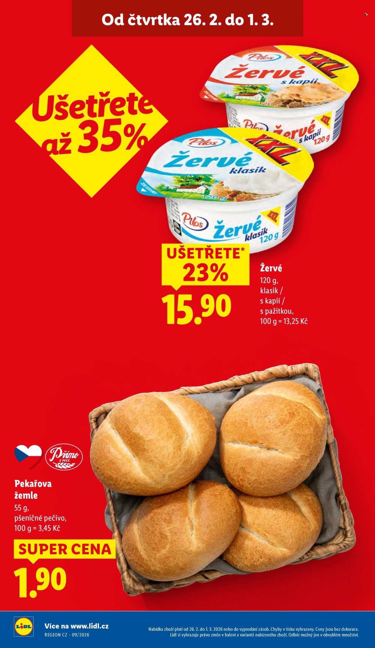LIDL leták - Od čtvrtka 26.2.2026 (2026-02-26 - 2026-03-01)