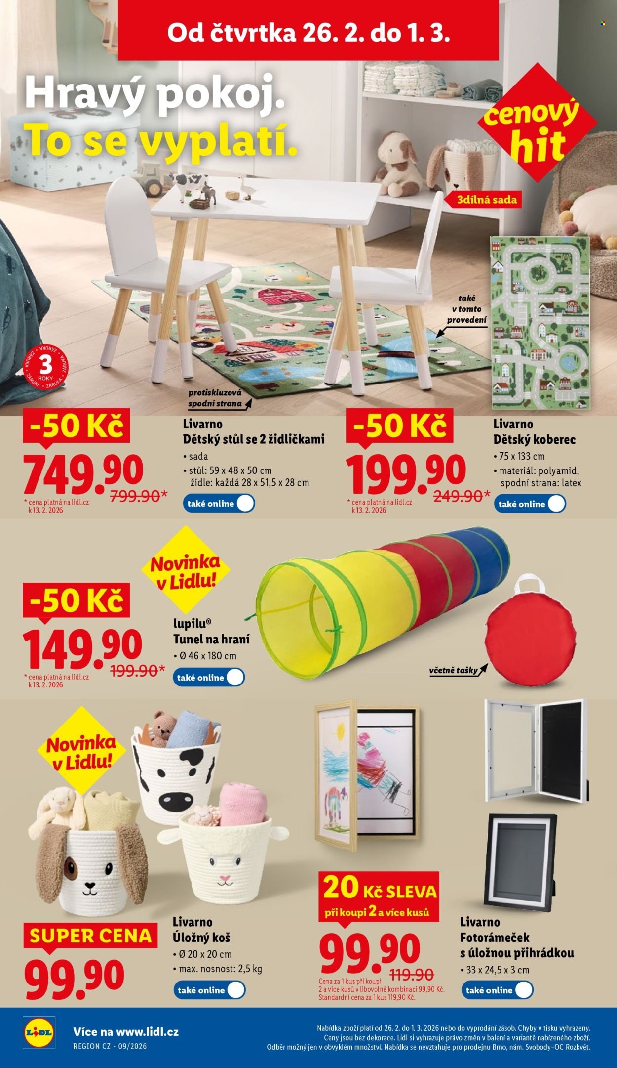 LIDL leták - Od čtvrtka 26.2.2026 (2026-02-26 - 2026-03-01)