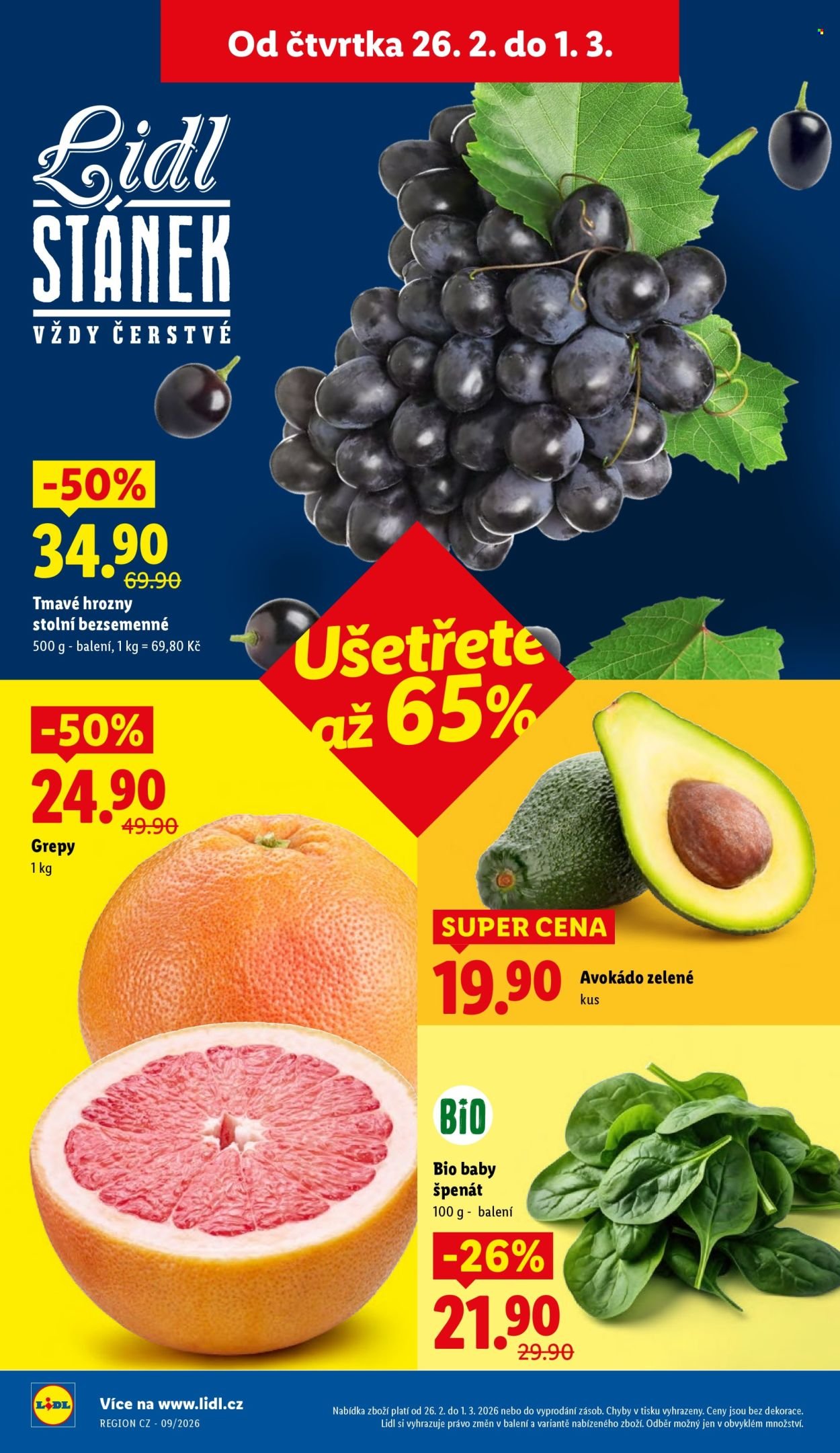 LIDL leták - Od čtvrtka 26.2.2026 (2026-02-26 - 2026-03-01)