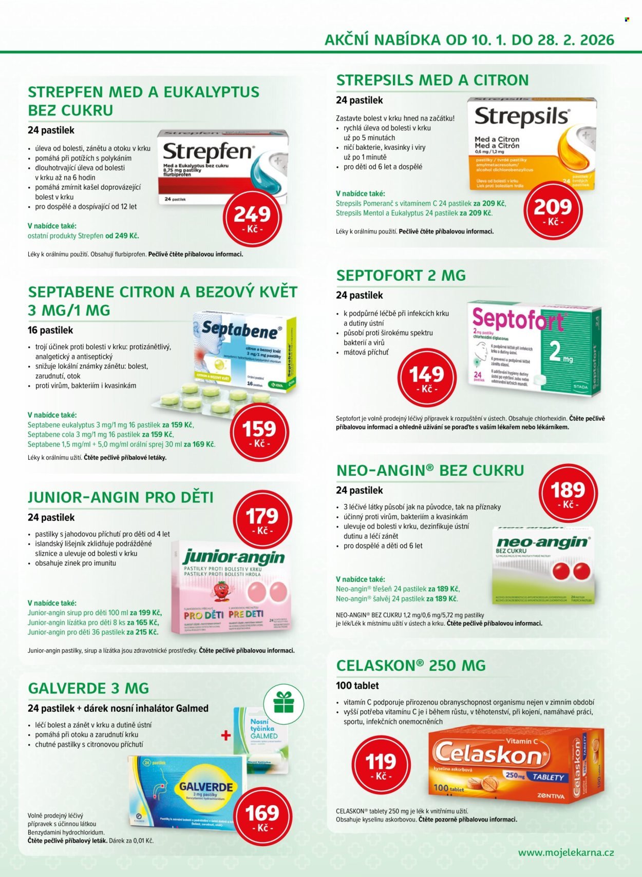 MOJELEKARNA.CZ leták - Akční leták (2026-01-10 - 2026-02-28)