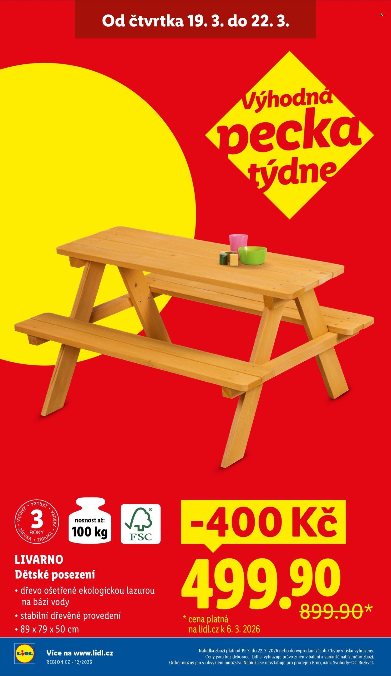 LIDL leták - Spotřební zboží (2026-03-16 - 2026-03-22)