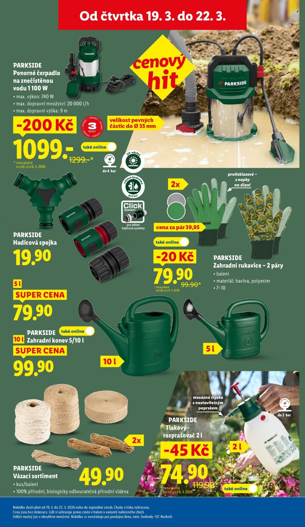 LIDL leták - Spotřební zboží (2026-03-16 - 2026-03-22)