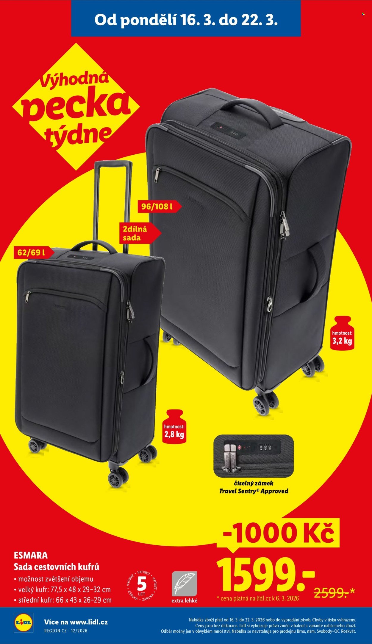 LIDL leták - Spotřební zboží (2026-03-16 - 2026-03-22)