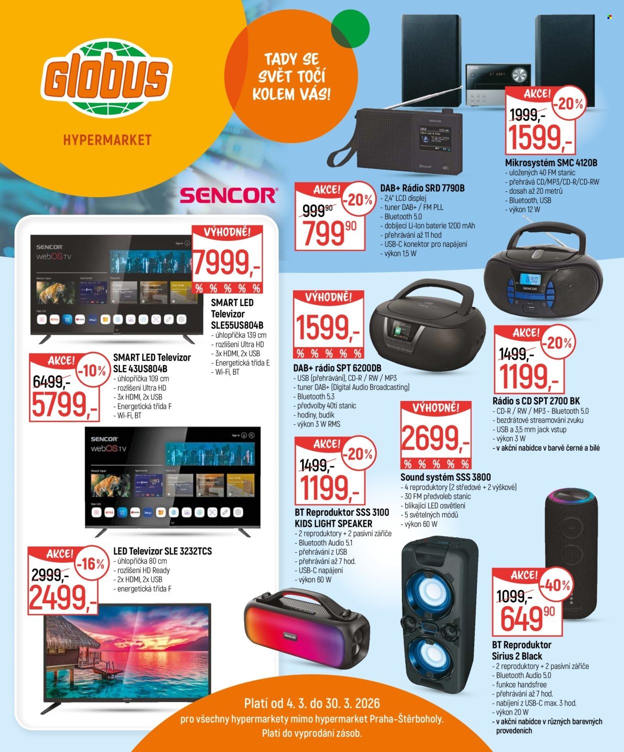 GLOBUS leták - Od středy 4.3.2026 (2026-03-04 - 2026-03-30)