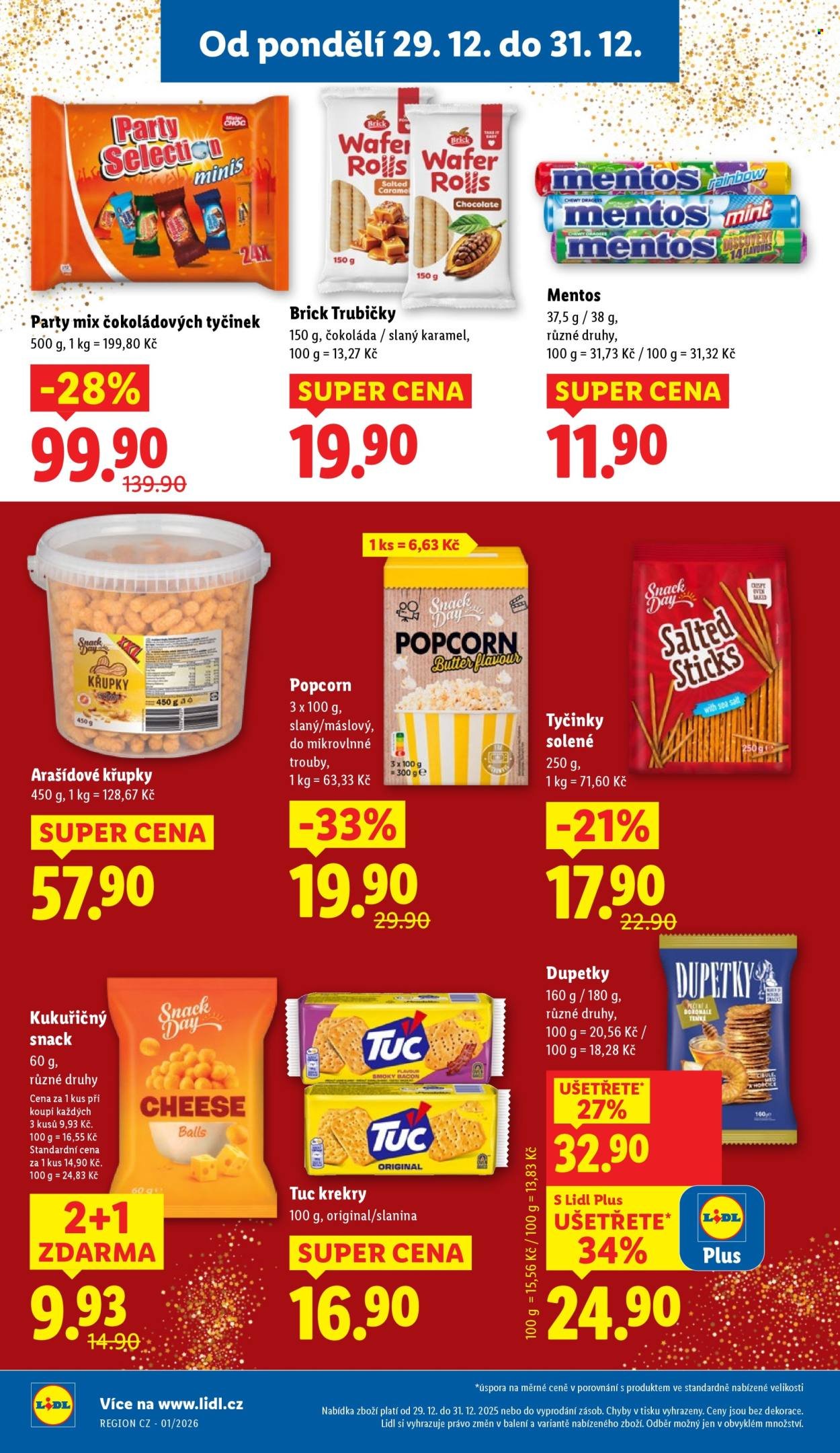 LIDL leták - Od pondělí 29.12.2025 (2025-12-29 - 2025-12-31)