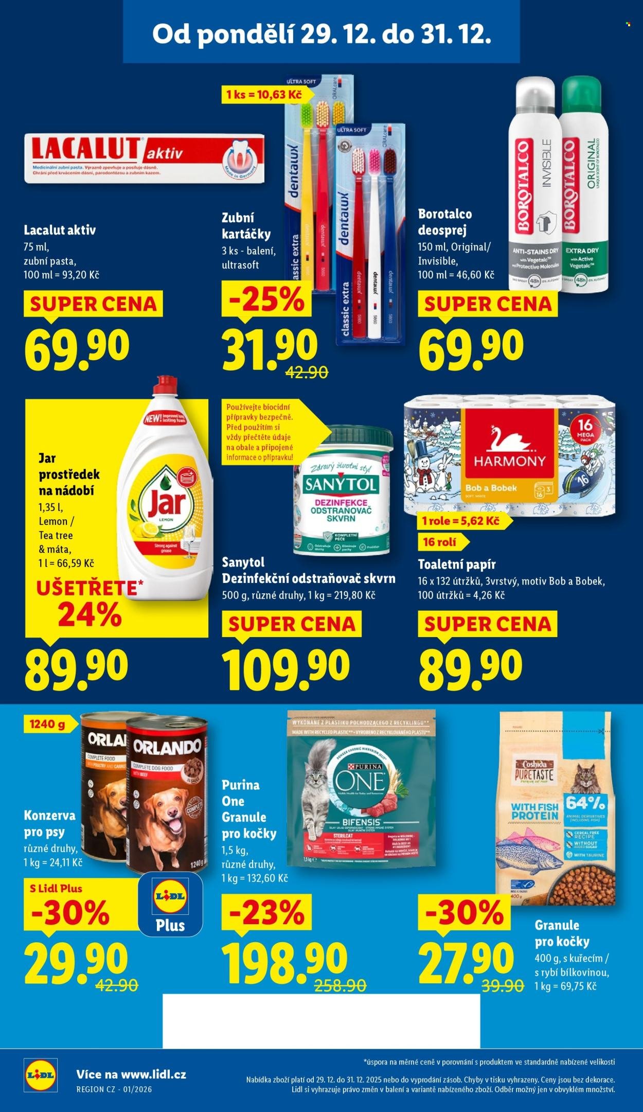 LIDL leták - Od pondělí 29.12.2025 (2025-12-29 - 2025-12-31)