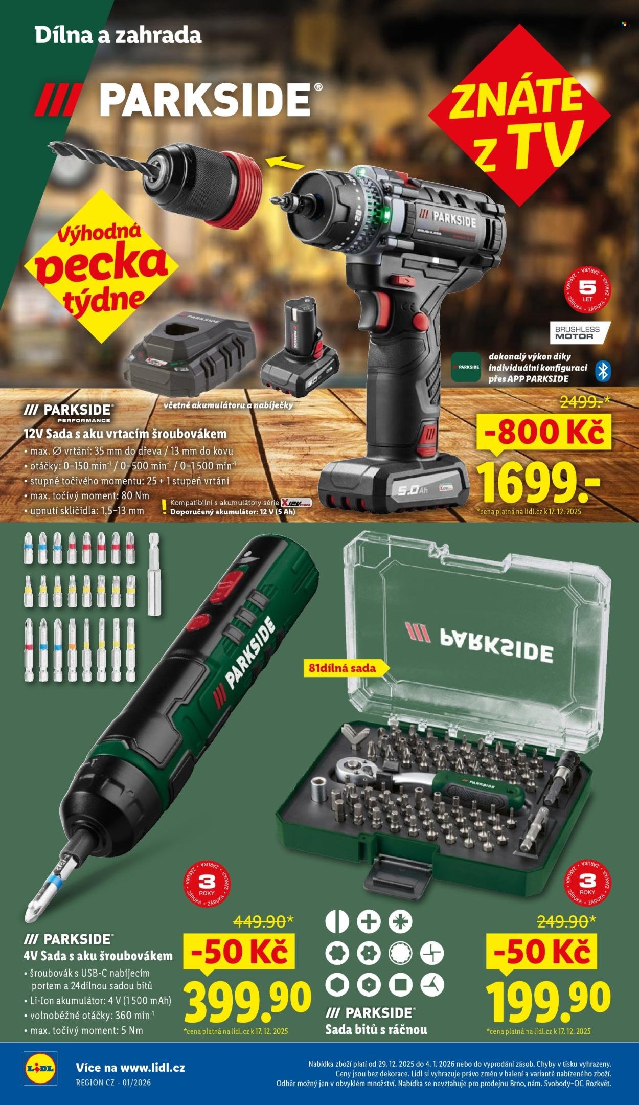 LIDL leták - Od pondělí 29.12.2025 (2025-12-29 - 2025-12-31)