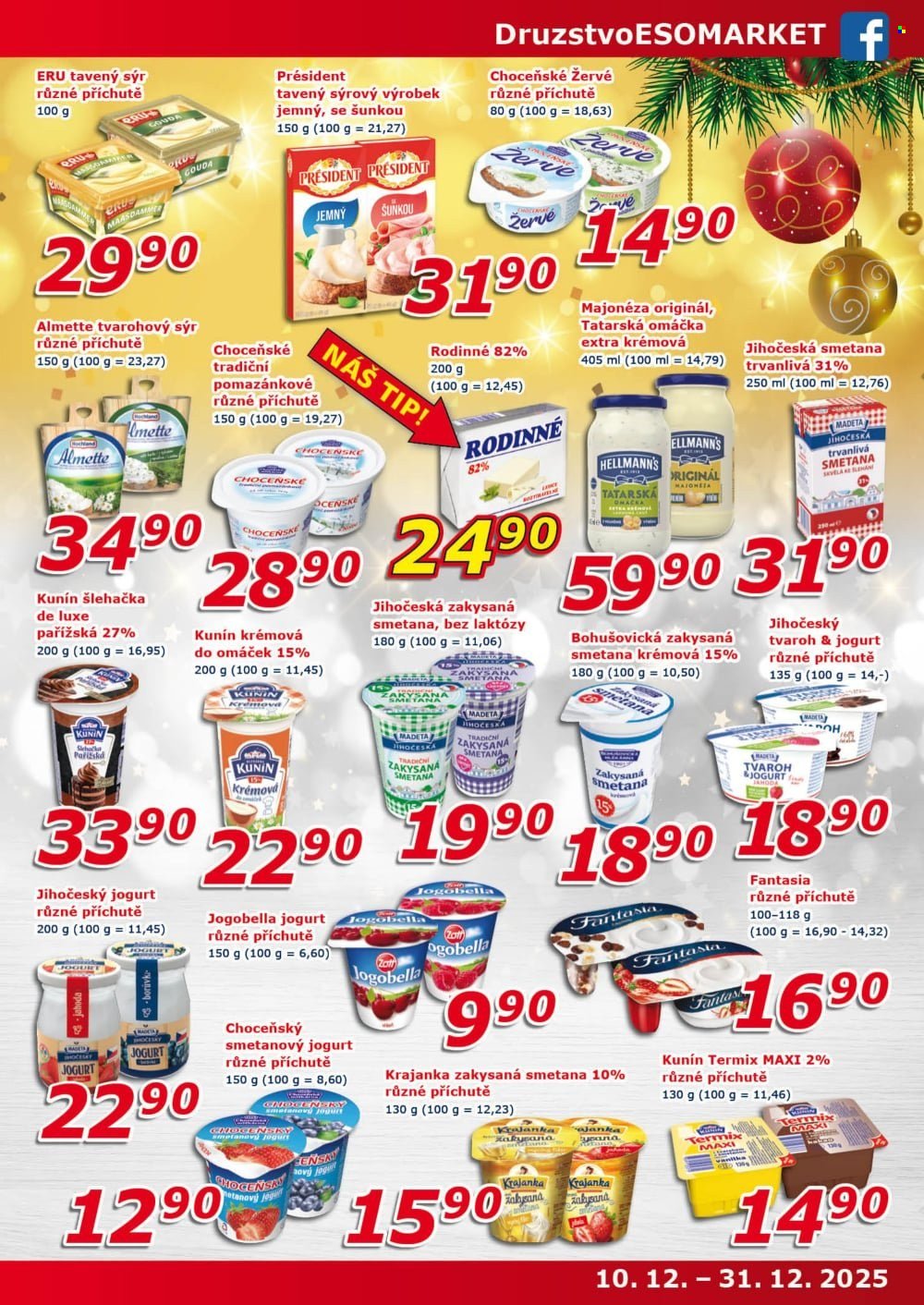 ESO MARKET leták - Od středy 10.12.2025 (2025-12-10 - 2025-12-31)