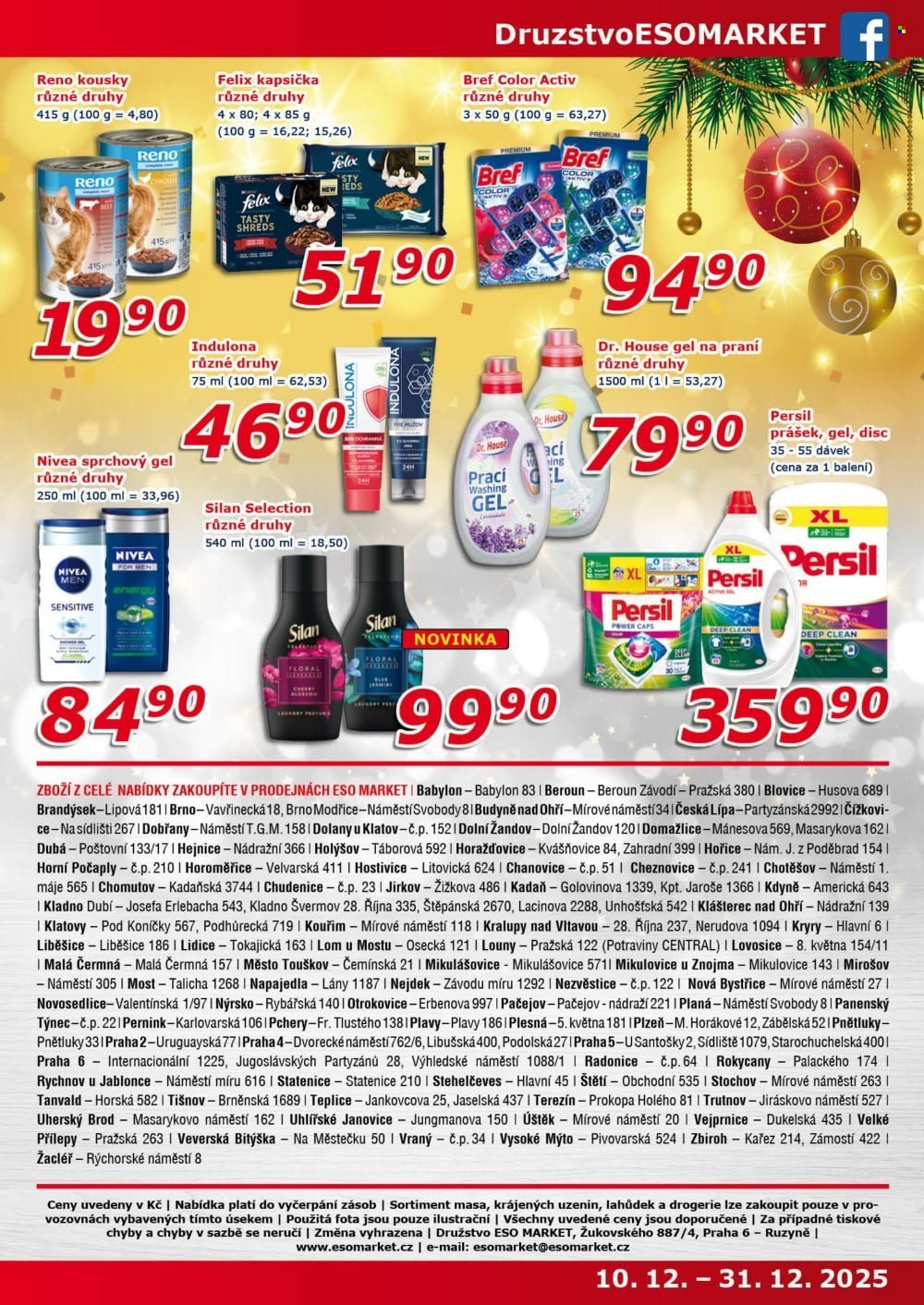 ESO MARKET leták - Od středy 10.12.2025 (2025-12-10 - 2025-12-31)