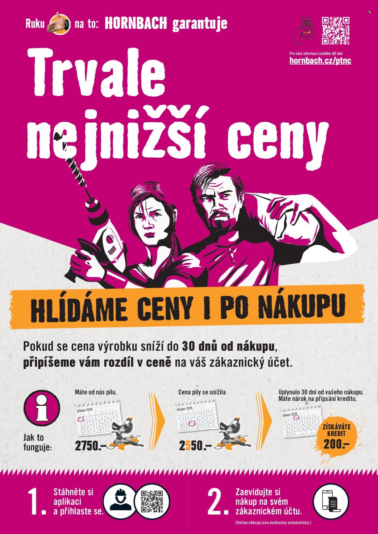 HORNBACH leták - Projektové výhody (2025-04-01)