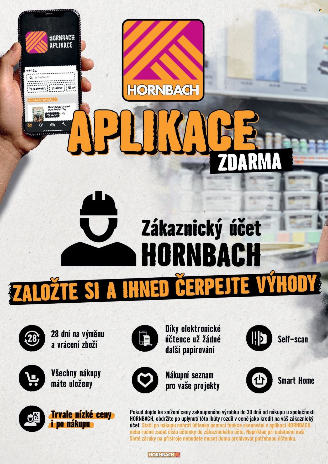 HORNBACH leták - Projektové výhody (2025-04-01)