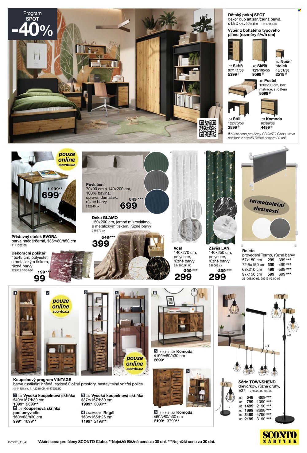 SCONTO NÁBYTEK leták - -40% na sedací soupravy, pohovky, křesla (2026-04-22 - 2026-05-19)