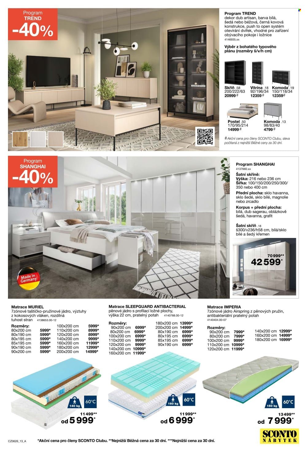 SCONTO NÁBYTEK leták - -40% na sedací soupravy, pohovky, křesla (2026-04-22 - 2026-05-19)