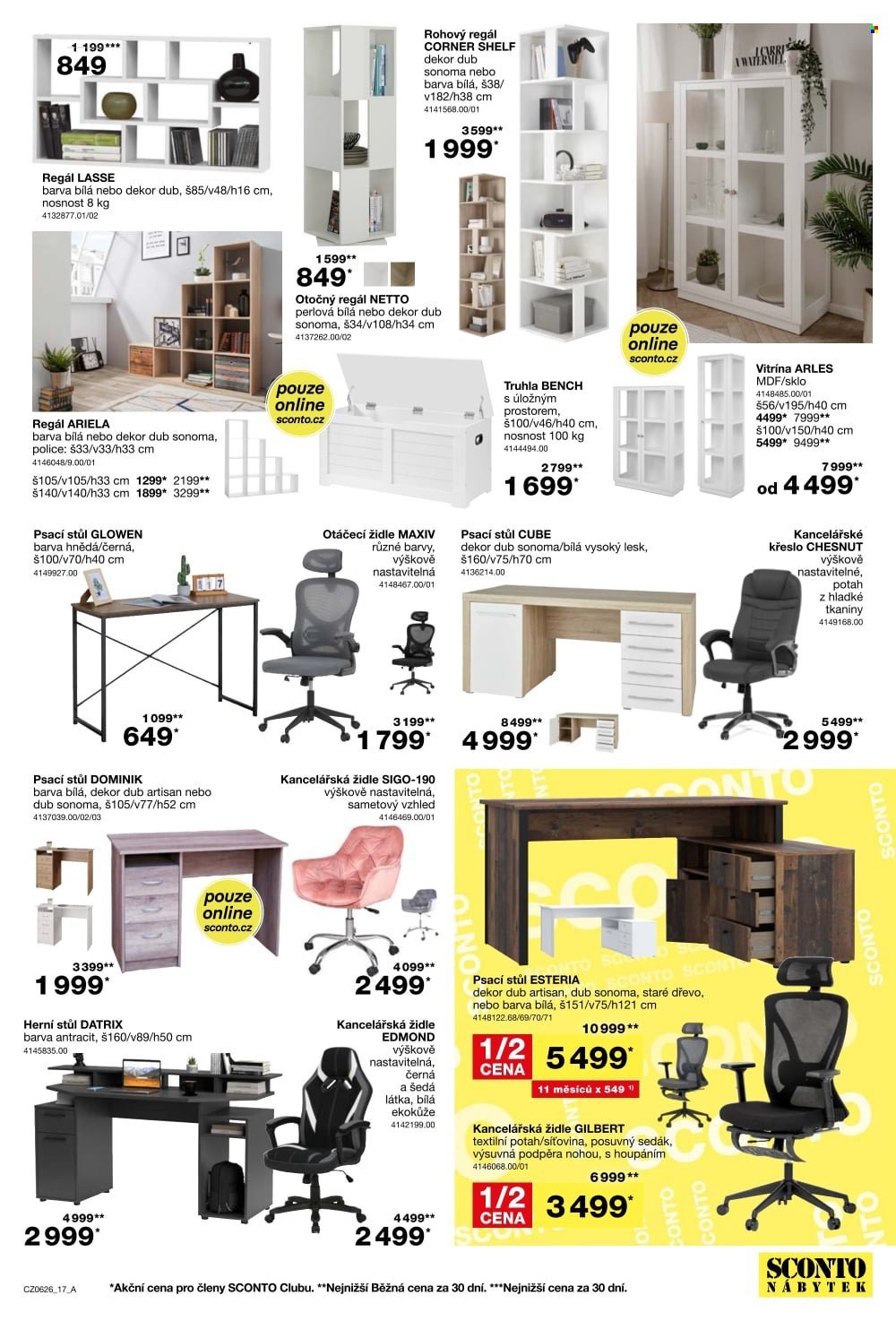 SCONTO NÁBYTEK leták - -40% na sedací soupravy, pohovky, křesla (2026-04-22 - 2026-05-19)