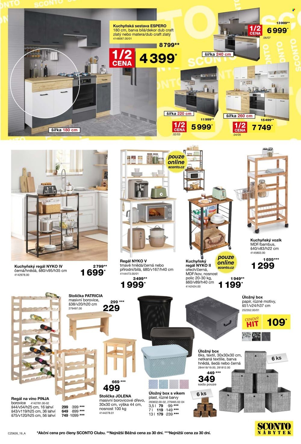 SCONTO NÁBYTEK leták - -40% na sedací soupravy, pohovky, křesla (2026-04-22 - 2026-05-19)