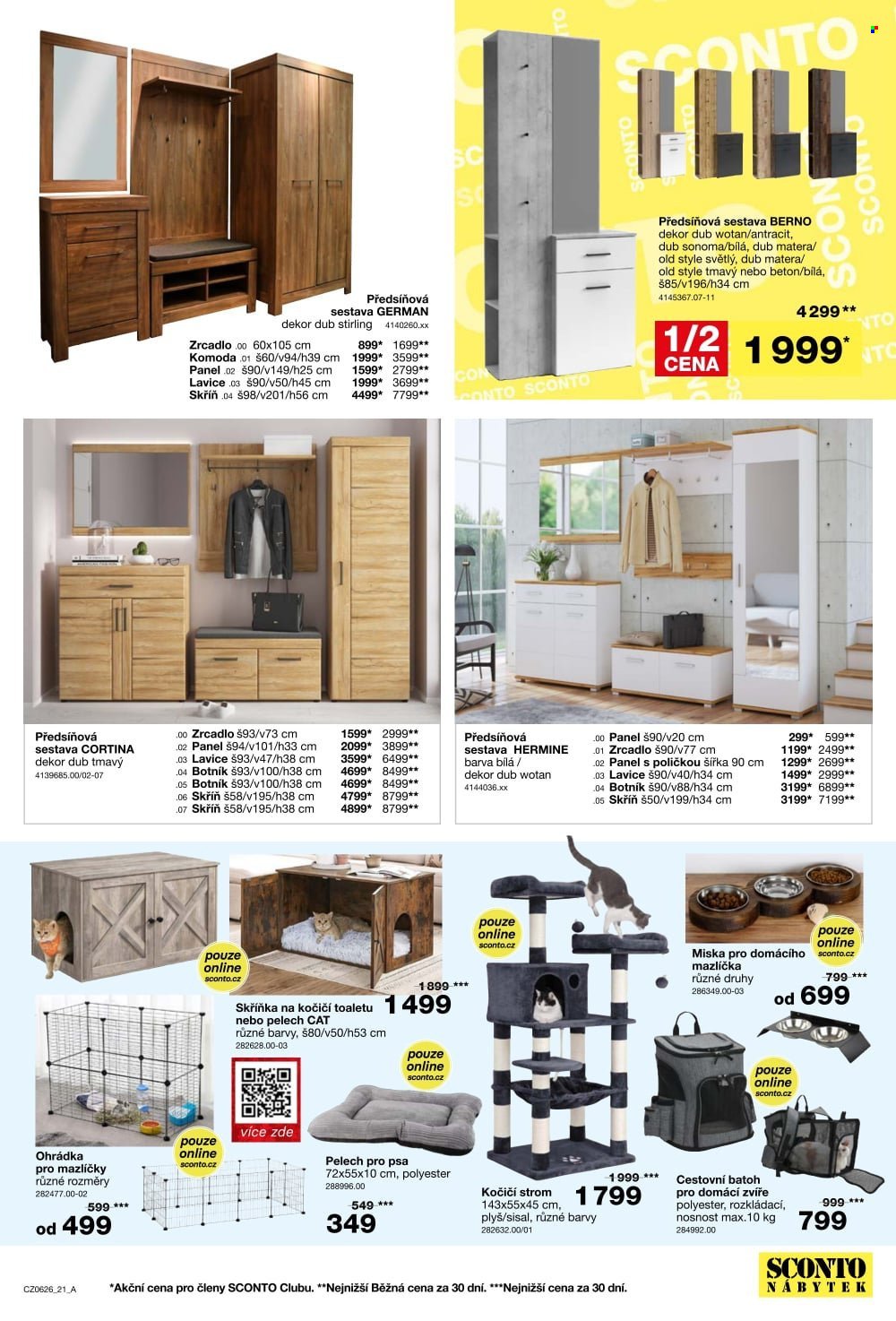 SCONTO NÁBYTEK leták - -40% na sedací soupravy, pohovky, křesla (2026-04-22 - 2026-05-19)