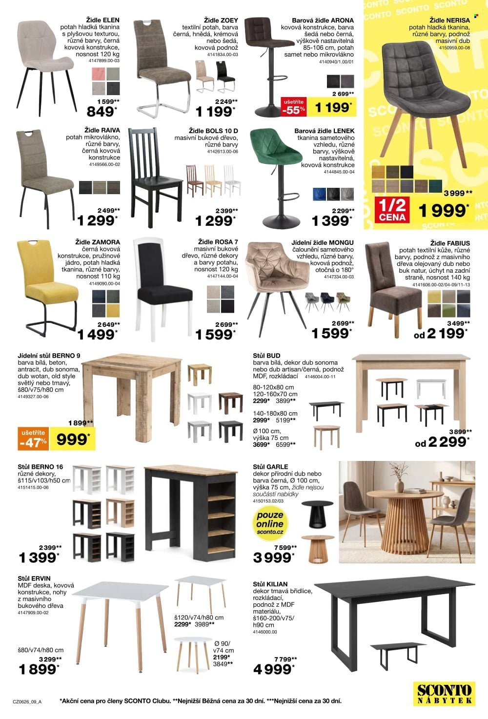 SCONTO NÁBYTEK leták - -40% na sedací soupravy, pohovky, křesla (2026-04-22 - 2026-05-19)